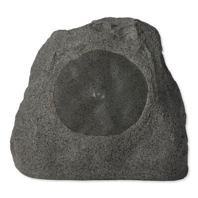 Russound 2-Way OutBack Outdoor Rock Speaker, 8 In., Weathered Granite